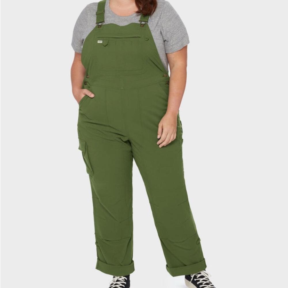 Green Plus Sized Heirloom Gardening Overalls Duluth Trading